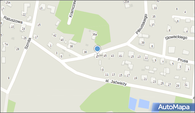 Drohiczyn, Piłsudskiego Józefa, marsz., 47, mapa Drohiczyn