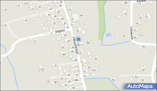 Dynów, Piłsudskiego Józefa, marsz., 29, mapa Dynów