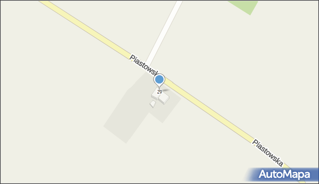 Gardeja, Piastowska, 29, mapa Gardeja