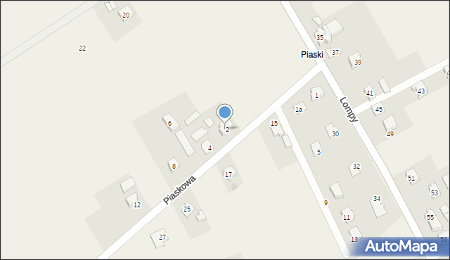 Gilowice, Piaskowa, 2, mapa Gilowice