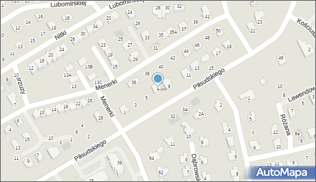 Głogów Małopolski, Piłsudskiego Józefa, marsz., 7, mapa Głogów Małopolski