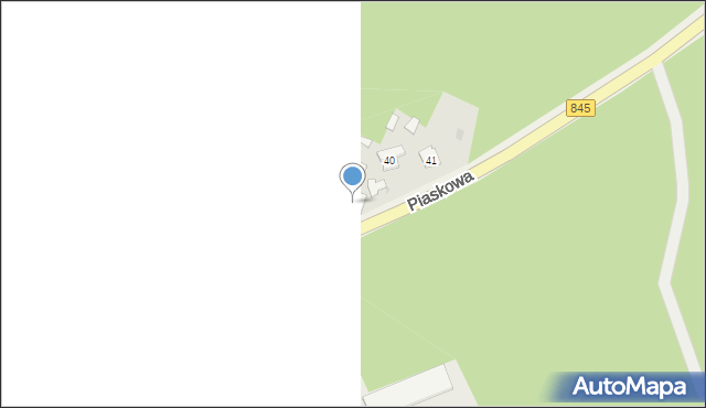 Gołąb, Piaskowa, 39, mapa Gołąb