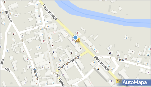 Golub-Dobrzyń, Piłsudskiego Józefa, marsz., 6, mapa Golub-Dobrzyń