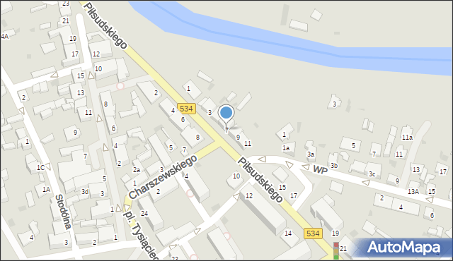 Golub-Dobrzyń, Piłsudskiego Józefa, marsz., 7, mapa Golub-Dobrzyń