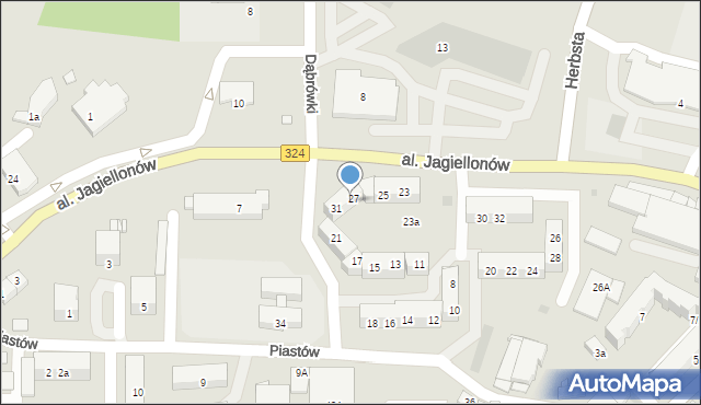 Góra, Piastów, 29, mapa Góra