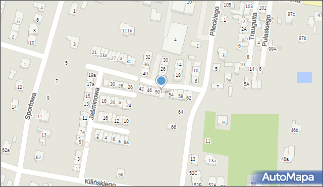 Góra Kalwaria, Pileckiego Witolda, rtm., 52, mapa Góra Kalwaria