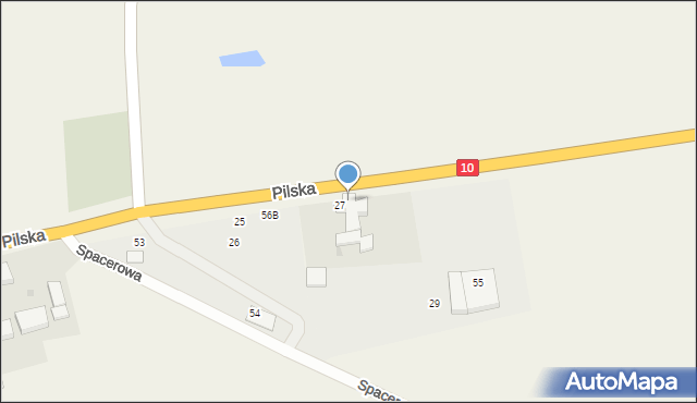 Grabówno, Pilska, 28, mapa Grabówno