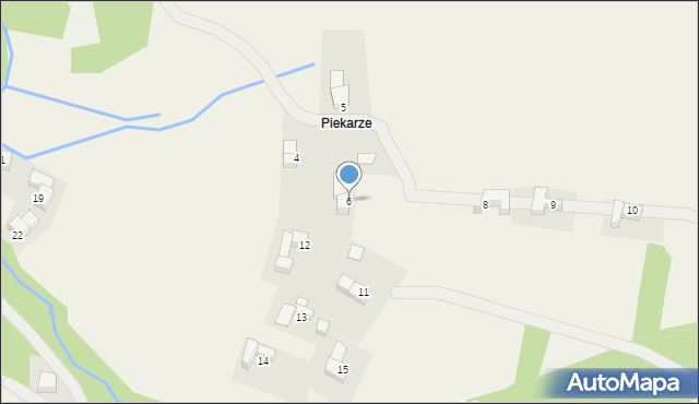 Groń, Piekorzówka, 6, mapa Groń