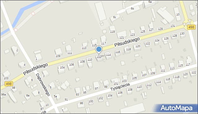 Grudziądz, Piłsudskiego Józefa, marsz., 112, mapa Grudziądza