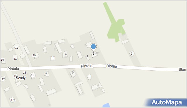 Huta Krzeszowska, Pintala, 2, mapa Huta Krzeszowska