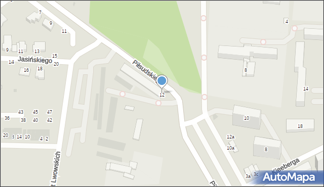 Inowrocław, Piłsudskiego Józefa, marsz., 15, mapa Inowrocławia