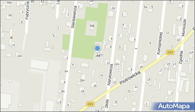 Jedlnia-Letnisko, Piotrowicka, 26B, mapa Jedlnia-Letnisko