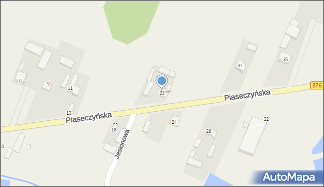 Józefowice, Piaseczyńska, 21, mapa Józefowice