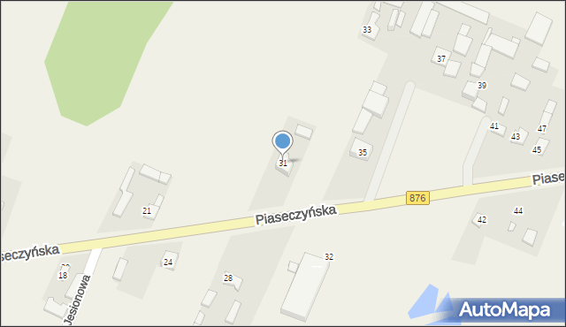 Józefowice, Piaseczyńska, 31, mapa Józefowice