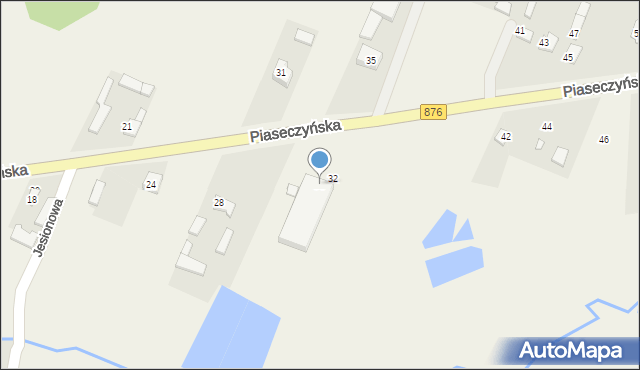 Józefowice, Piaseczyńska, 34, mapa Józefowice