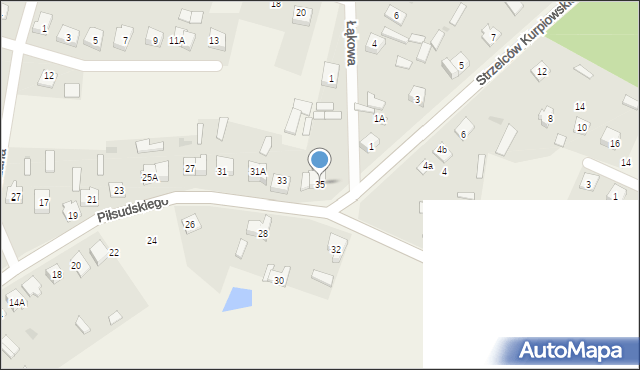 Kadzidło, Piłsudskiego Józefa, marsz., 35, mapa Kadzidło