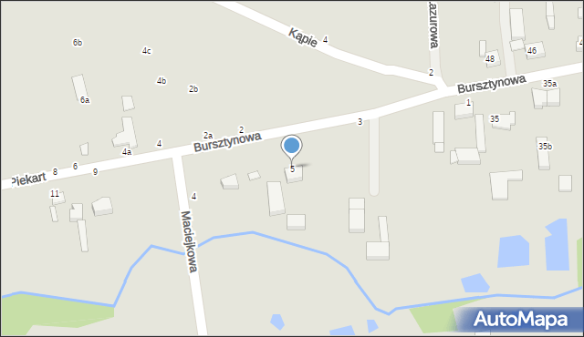 Kalisz, Piekart, 5, mapa Kalisza