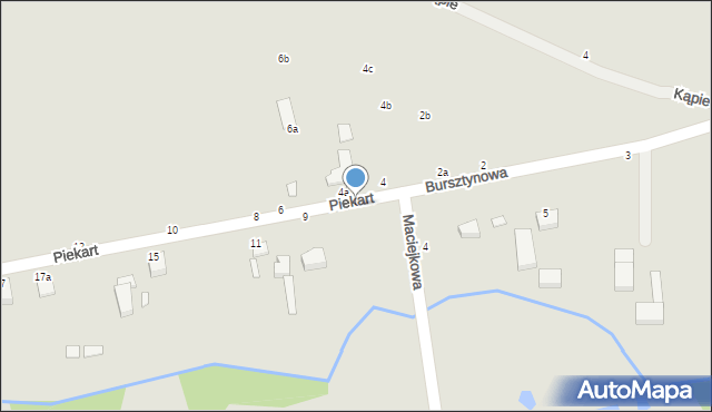 Kalisz, Piekart, 7, mapa Kalisza