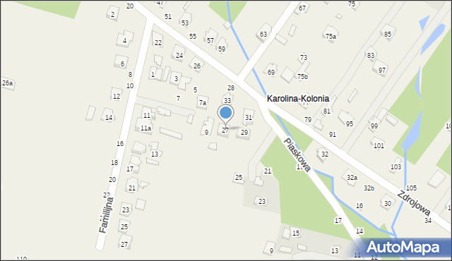 Karolina, Piaskowa, 27, mapa Karolina