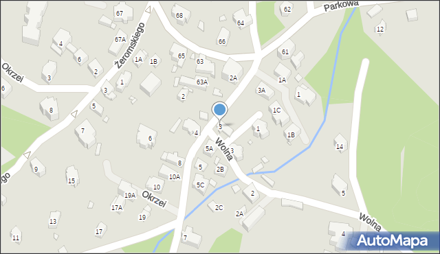 Karpacz, Piastowska, 3, mapa Karpacz