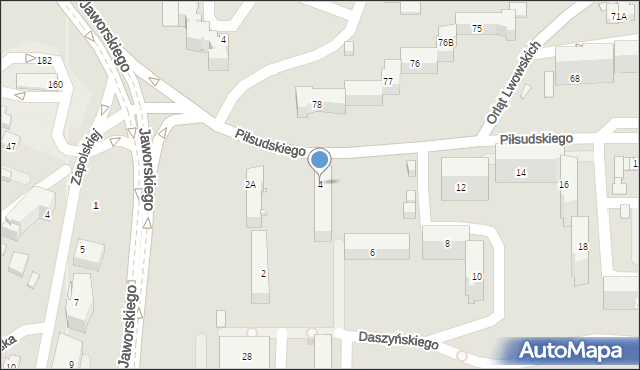 Kielce, Piłsudskiego Józefa, marsz., 4, mapa Kielc