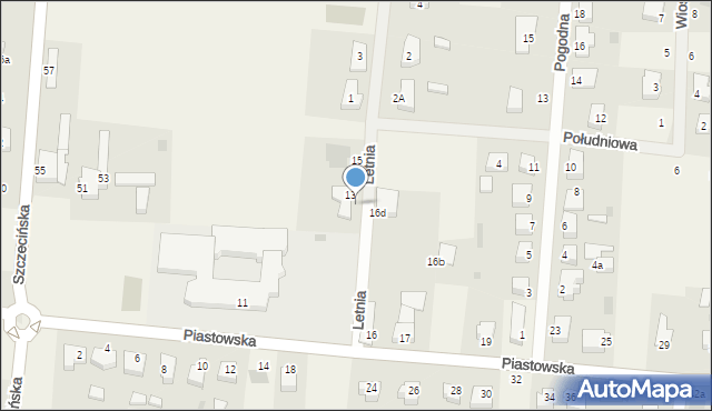 Kliniska Wielkie, Piastowska, 13, mapa Kliniska Wielkie