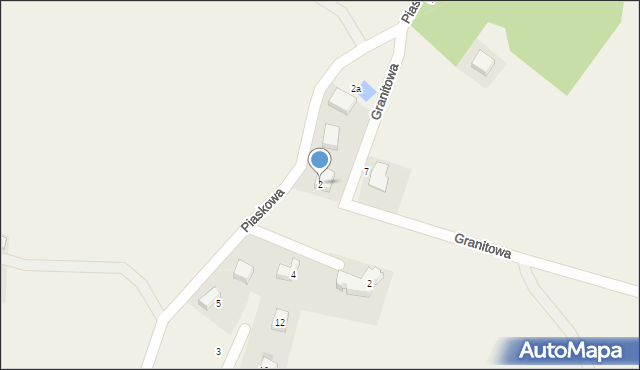 Kobysewo, Piaskowa, 2, mapa Kobysewo