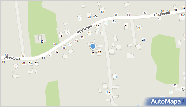 Kolbuszowa, Piaskowa, 37, mapa Kolbuszowa