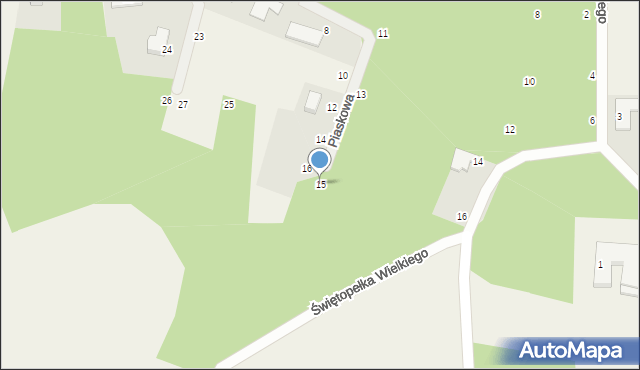 Koleczkowo, Piaskowa, 15, mapa Koleczkowo