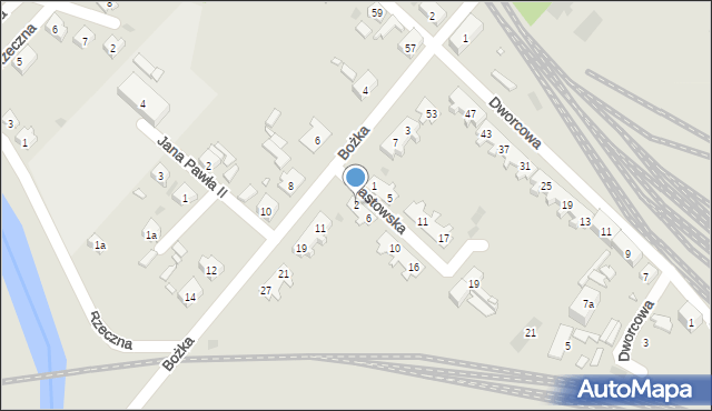 Kolonowskie, Piastowska, 2, mapa Kolonowskie