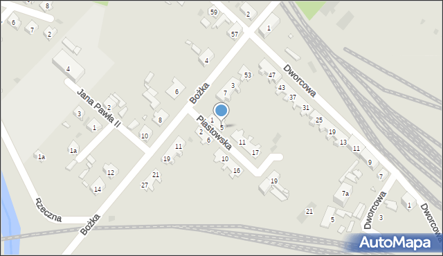 Kolonowskie, Piastowska, 5, mapa Kolonowskie