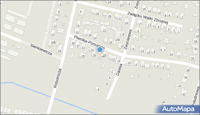 Końskie, Piwnika-Ponurego Jana, mjr., 27, mapa Końskie