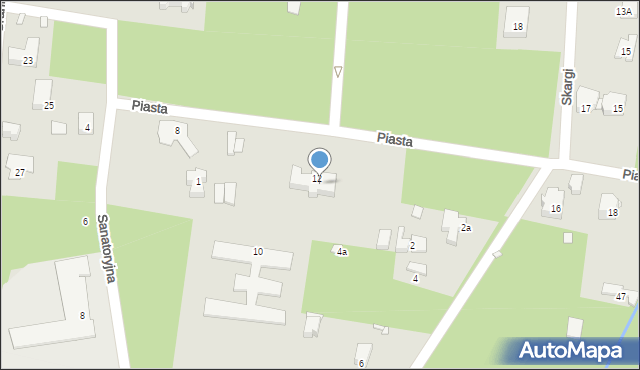 Konstancin-Jeziorna, Piasta, 10, mapa Konstancin-Jeziorna