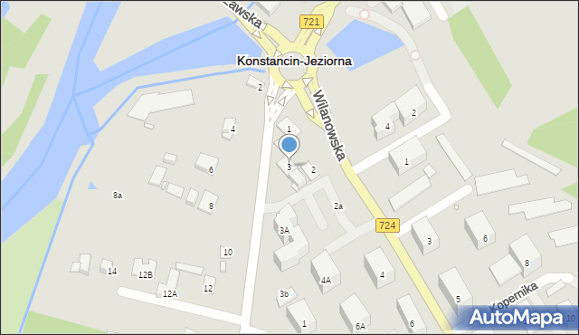 Konstancin-Jeziorna, Piłsudskiego Józefa, marsz., 3, mapa Konstancin-Jeziorna