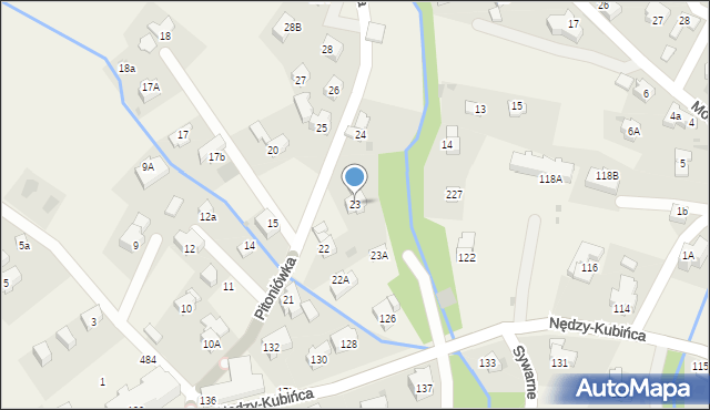 Kościelisko, Pitoniówka, 23, mapa Kościelisko