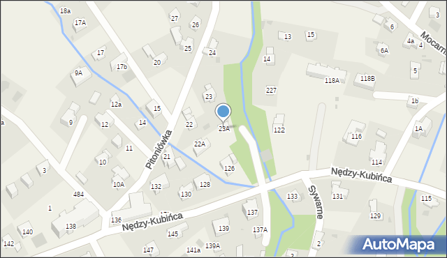 Kościelisko, Pitoniówka, 23A, mapa Kościelisko