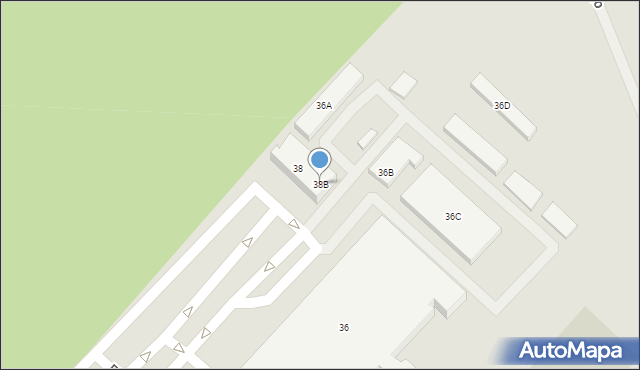 Kościerzyna, Piechowskiego Alojzego, 38B, mapa Kościerzyna