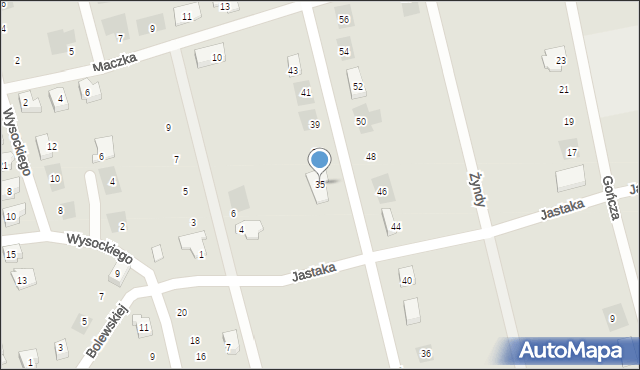 Kościerzyna, Piłsudskiego Józefa, marsz., 35, mapa Kościerzyna