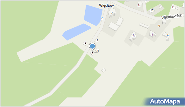 Krzeczów, Piaskowa, 7, mapa Krzeczów