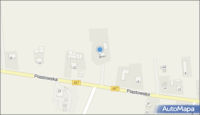 Ląd, Piastowska, 18, mapa Ląd