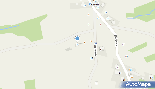 Lanckorona, Piaskowa, 10, mapa Lanckorona