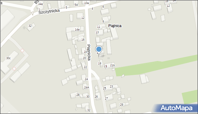 Legnica, Piątnicka, 17, mapa Legnicy