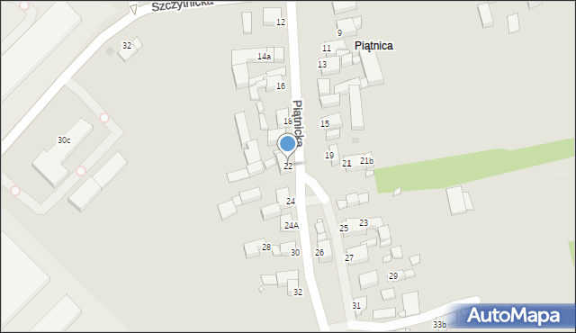 Legnica, Piątnicka, 22, mapa Legnicy