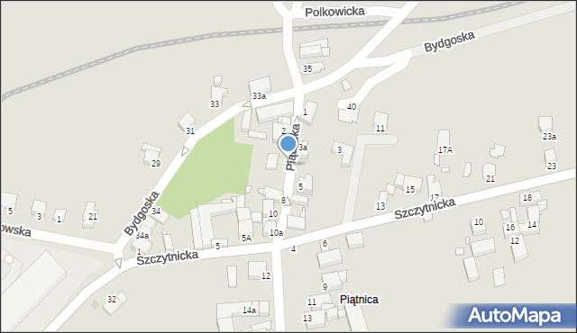 Legnica, Piątnicka, 6, mapa Legnicy