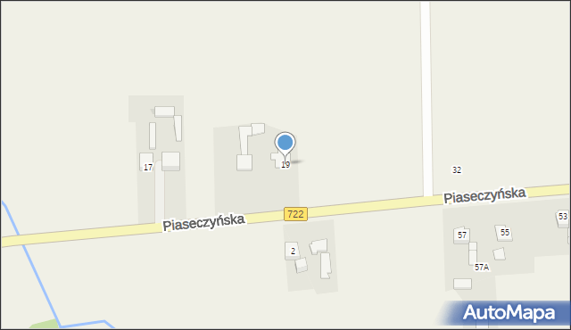 Lesznowola, Piaseczyńska, 19, mapa Lesznowola