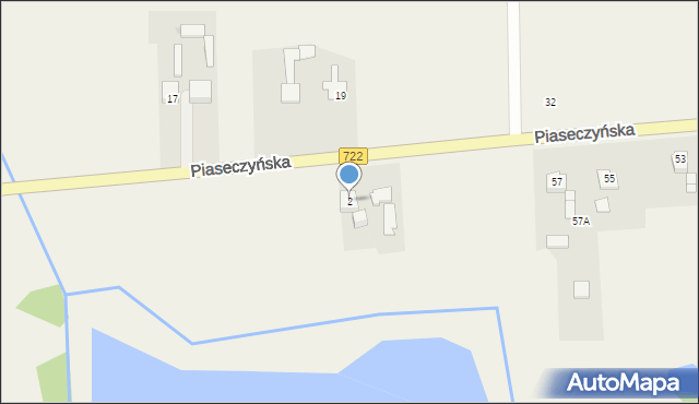 Lesznowola, Piaseczyńska, 2, mapa Lesznowola