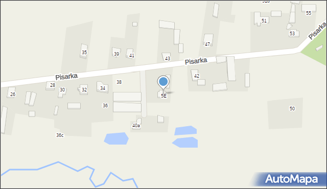 Łosie, Pisarka Mariana, ppłka. pil., 40, mapa Łosie