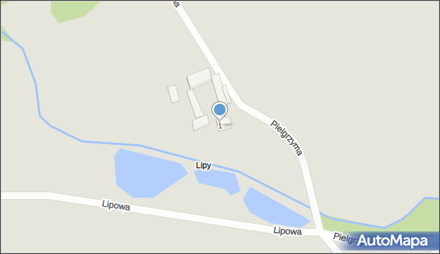 Lubawa, Pielgrzyma, 1, mapa Lubawa