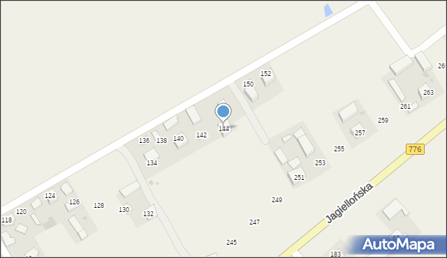 Luborzyca, Piotrowska, 144, mapa Luborzyca