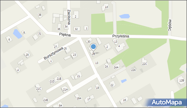 Majdan, Piękna, 28, mapa Majdan